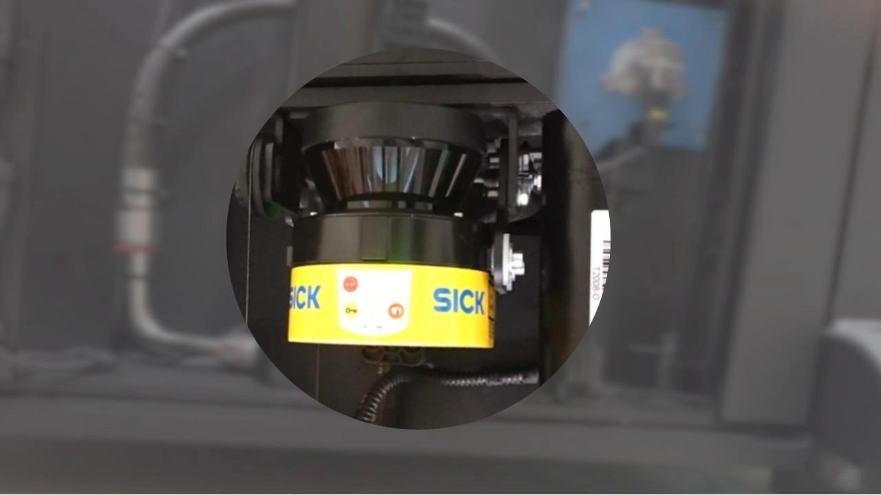 採用SICK雷射頭